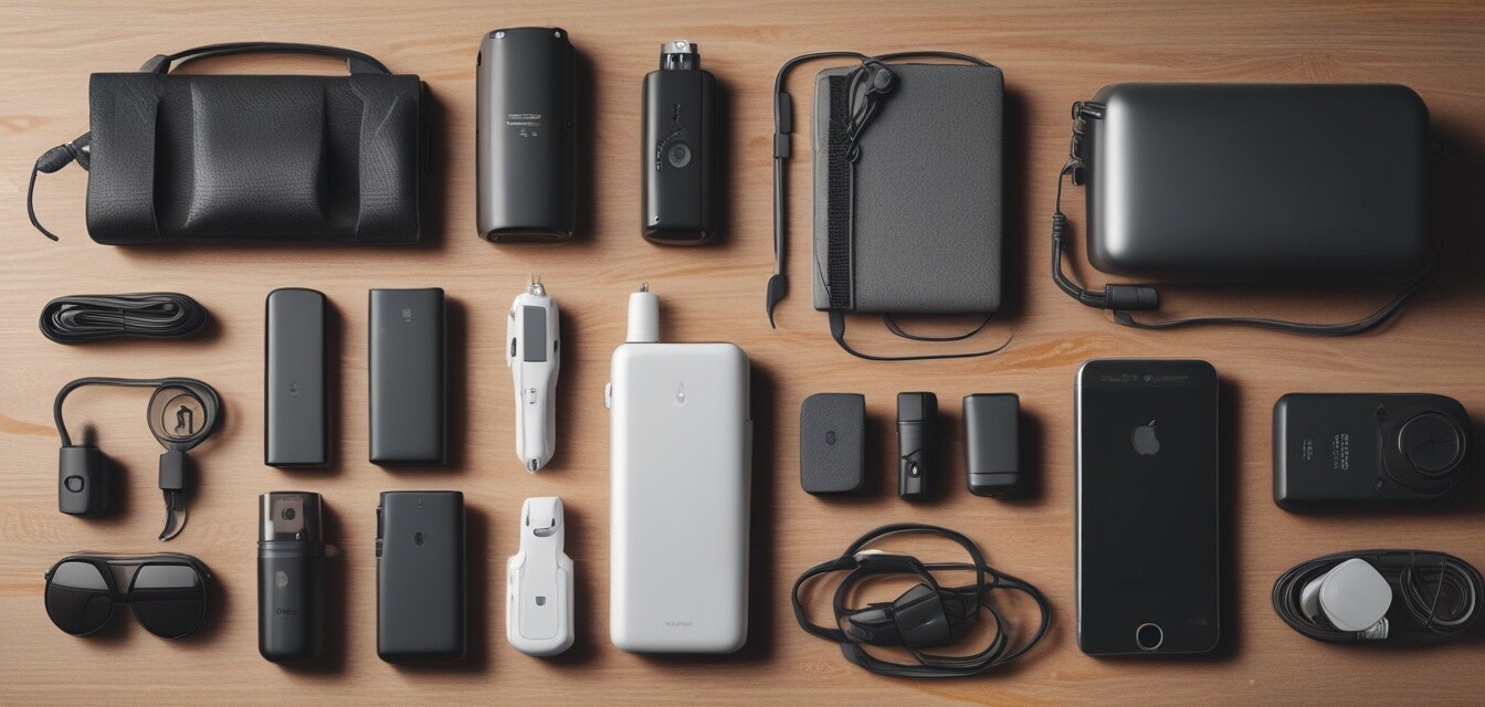 Essentiels gadgets de voyage