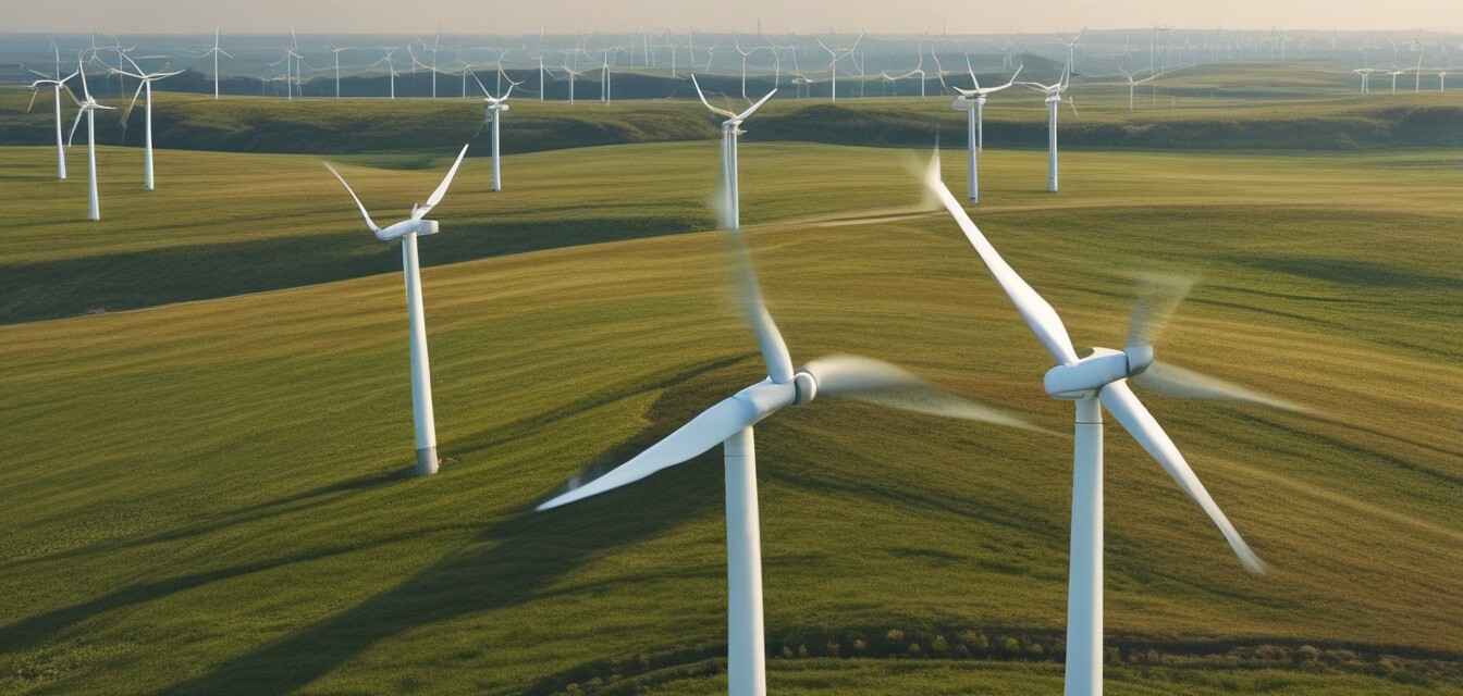 Field of wind turbines